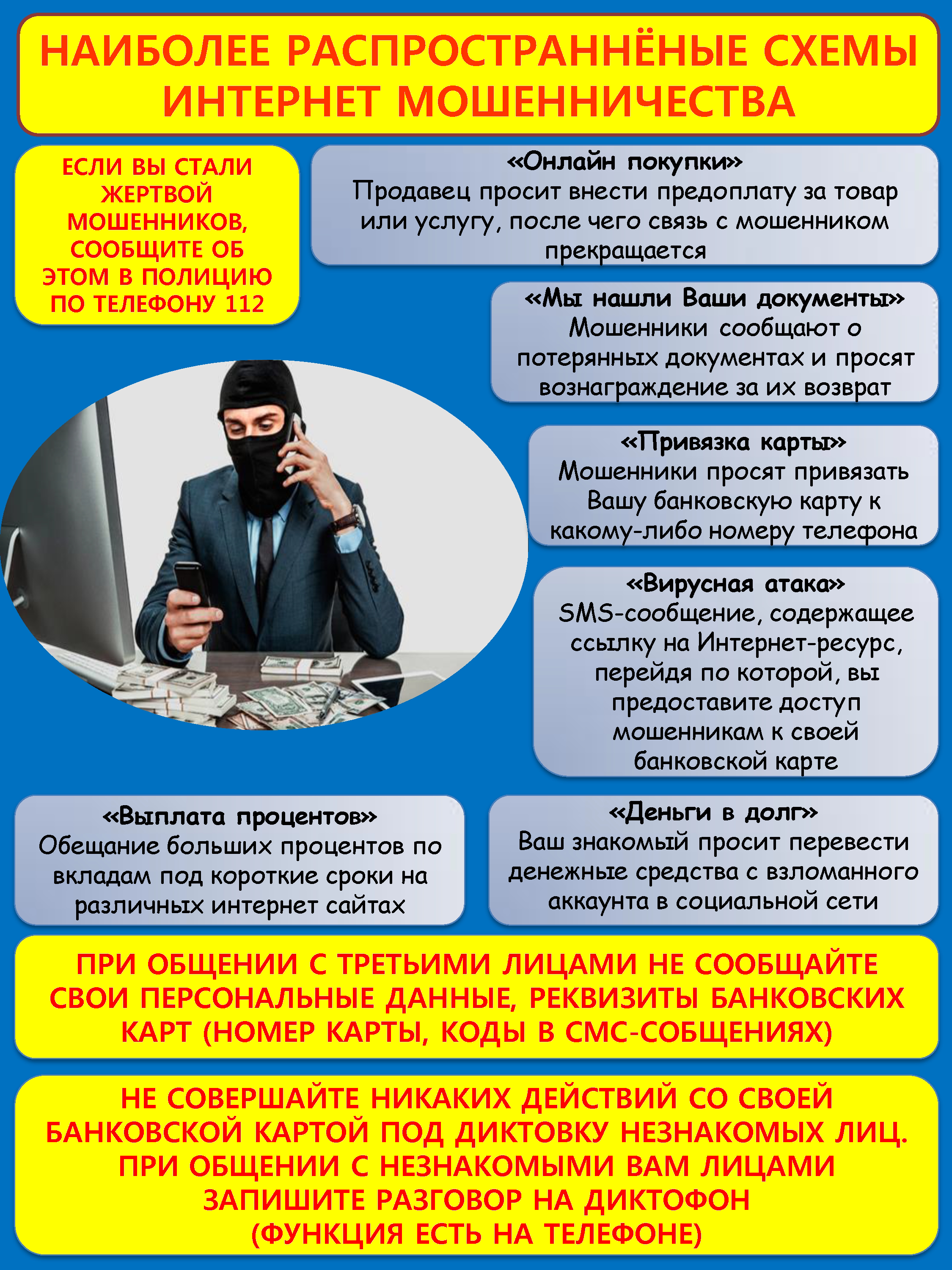 Список мошеннических схем